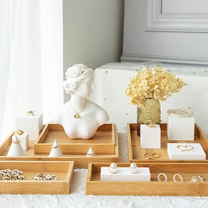 Bamboo Jewelry Organizer Trays, Bracelet Display,  Drawer Organizer, Jewelry Display   DS1406