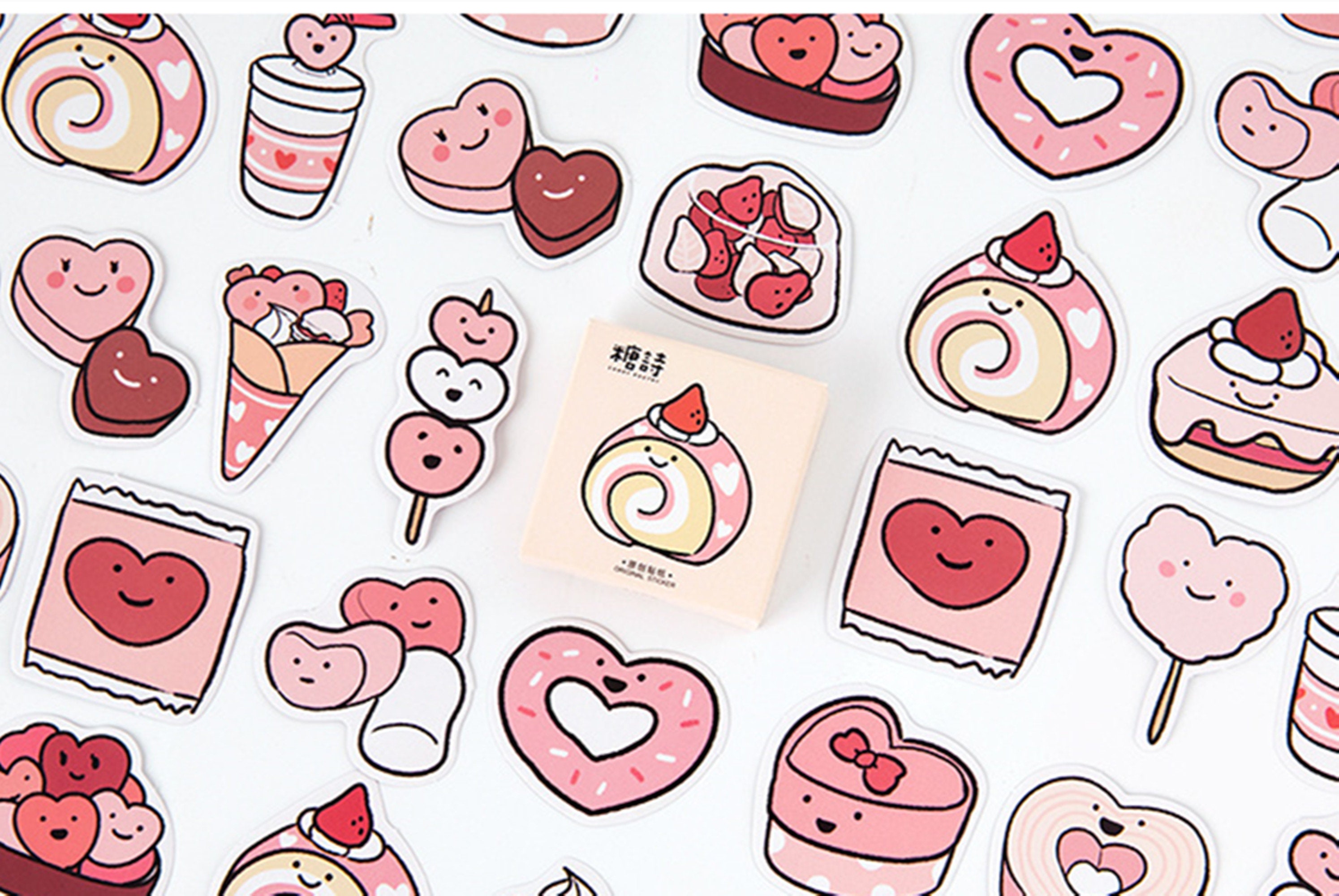 Desserts Sticker Set Cake Stickers Pack Decorative sticker Etsy
