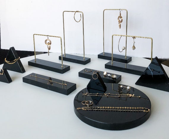 Jewellery stand black discount