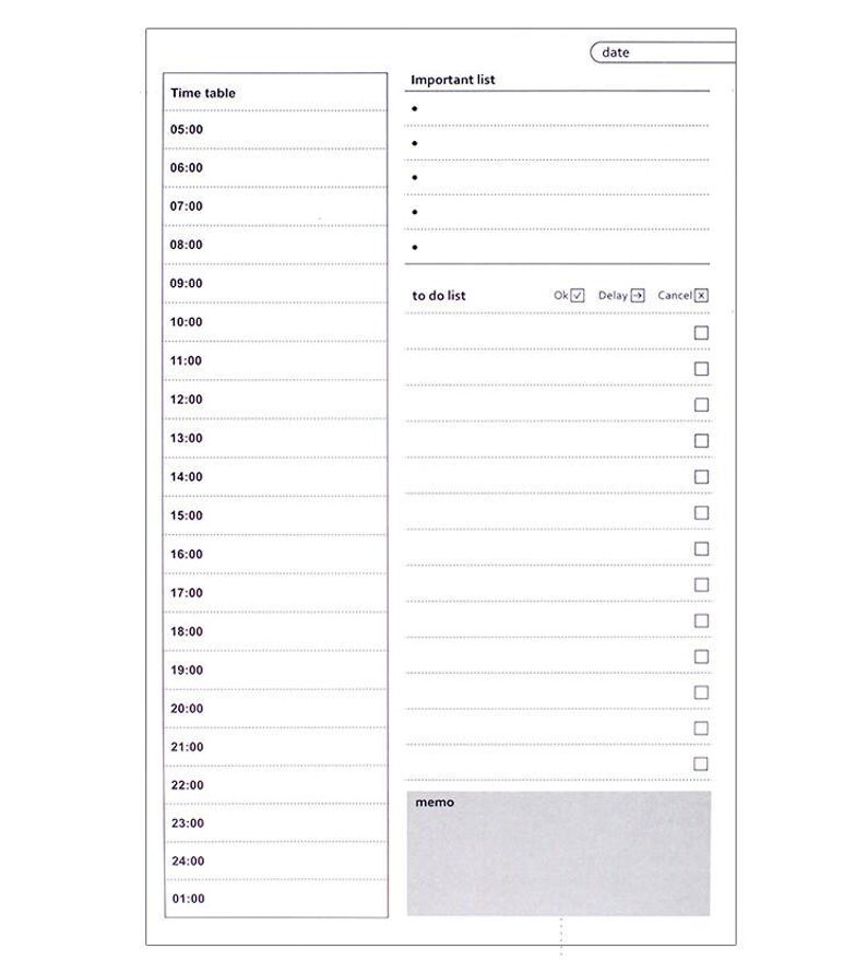 proplanner daily planner notebook