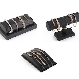 Black Bracelet Display, T-BAR Watch/Bracelet Display, Jewelry Display Stand Holder    DS1893