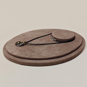 Présentoir à collier marron, présentoir à bijoux, présentoir à bijoux marron, support pour collier DS2273