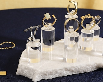 Acryl Ring Display, Acryl Schmuck Display, Ringständer Halter DS1881