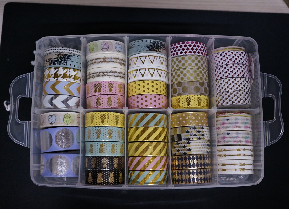 Washi tape Storage Case / Masking Tape Organizer / Washi Tape Etsy