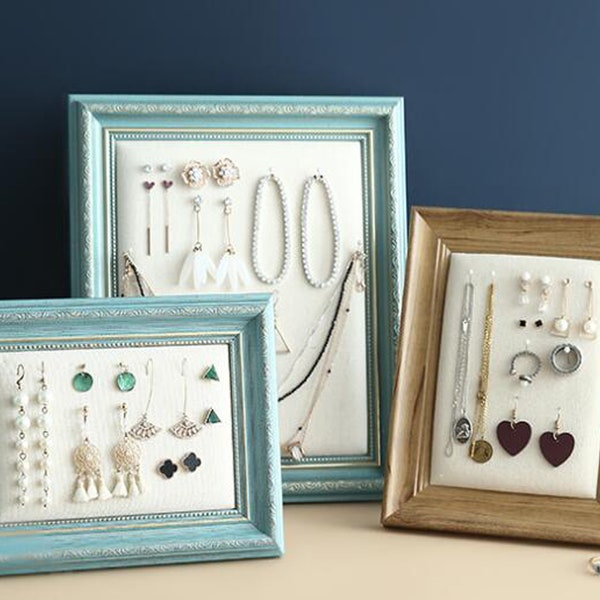 Wood Earring Display Etsy