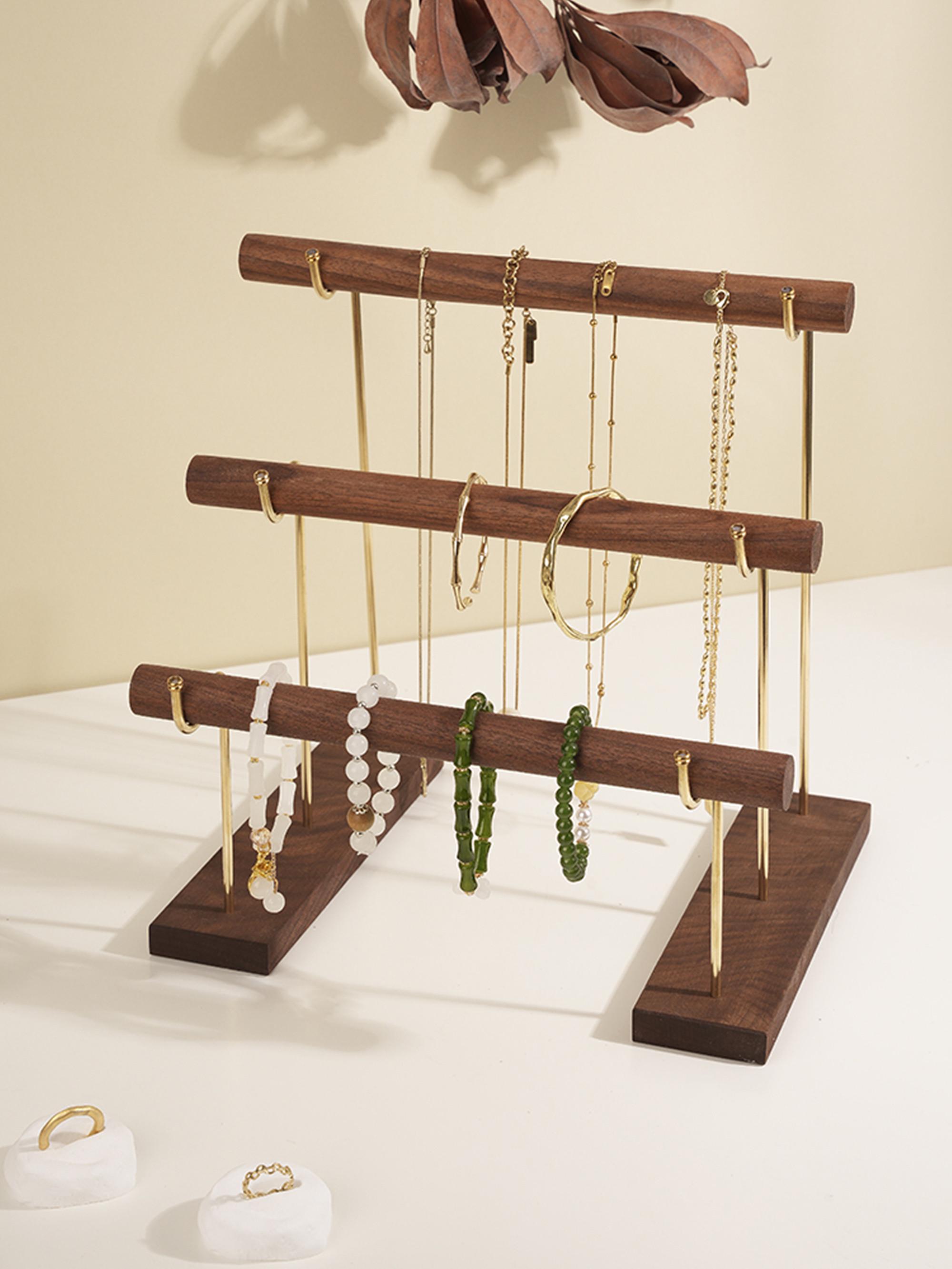 Walnut Wood Display, T-BAR Watch/bracelet Display, Jewelry Display ...