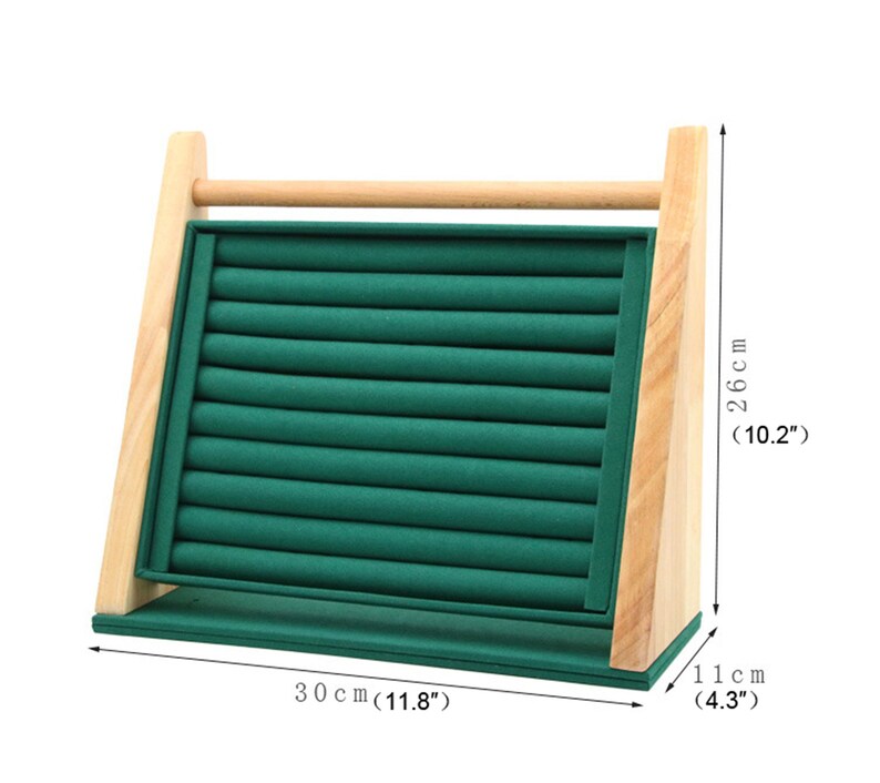 Wood Ring Display Jewelry Organizer Stand Ring Stand Holder Etsy