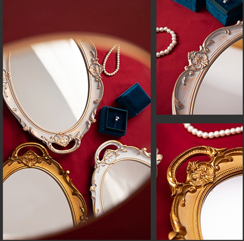 Retro Jewelry Tray Mirror Jewelry Display Tray Jewelry Etsy