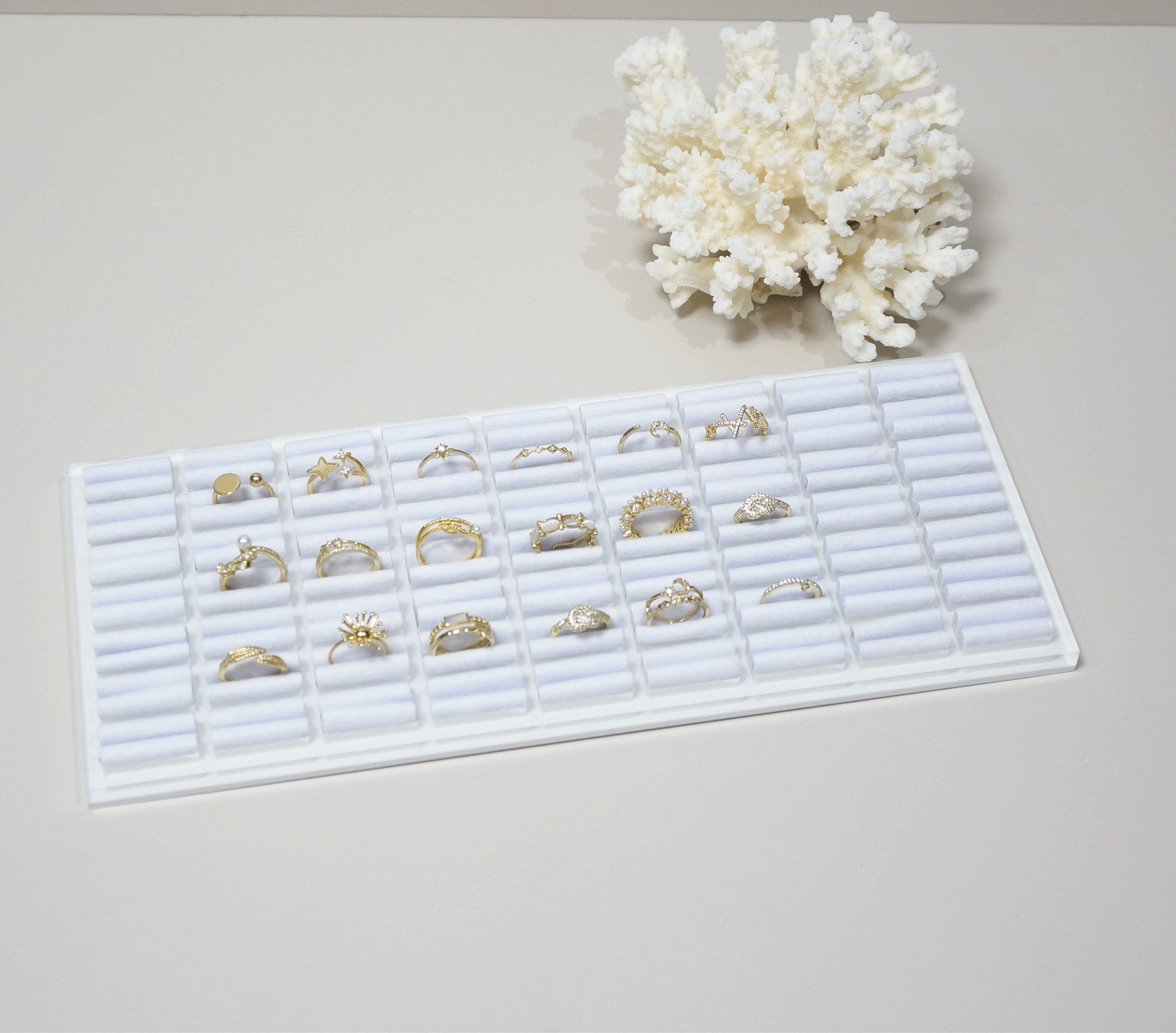 30 Soportes Acrílicos Cuadrados Para Anillos - Exhibición Transparente Para Joyería, Fotos, Tiendas O Colección Personal