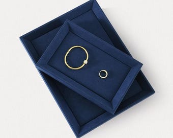 Blue Jewelry Tray, Drawer Organizer, Jewelry Display, Jewelry Organizer Trays  DS2374