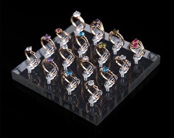 Acryl Ring Display, Acryl Schmuck Display, Ringständer Halter DS1493