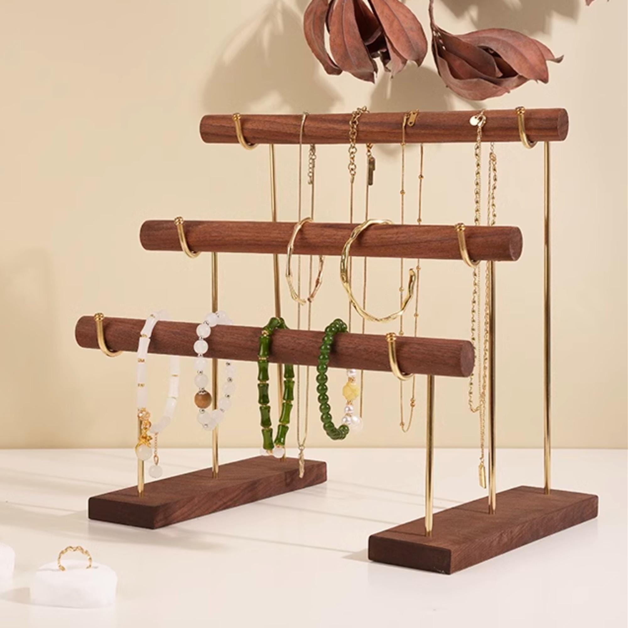 Walnut Wood Display, T-BAR Watch/bracelet Display, Jewelry Display ...