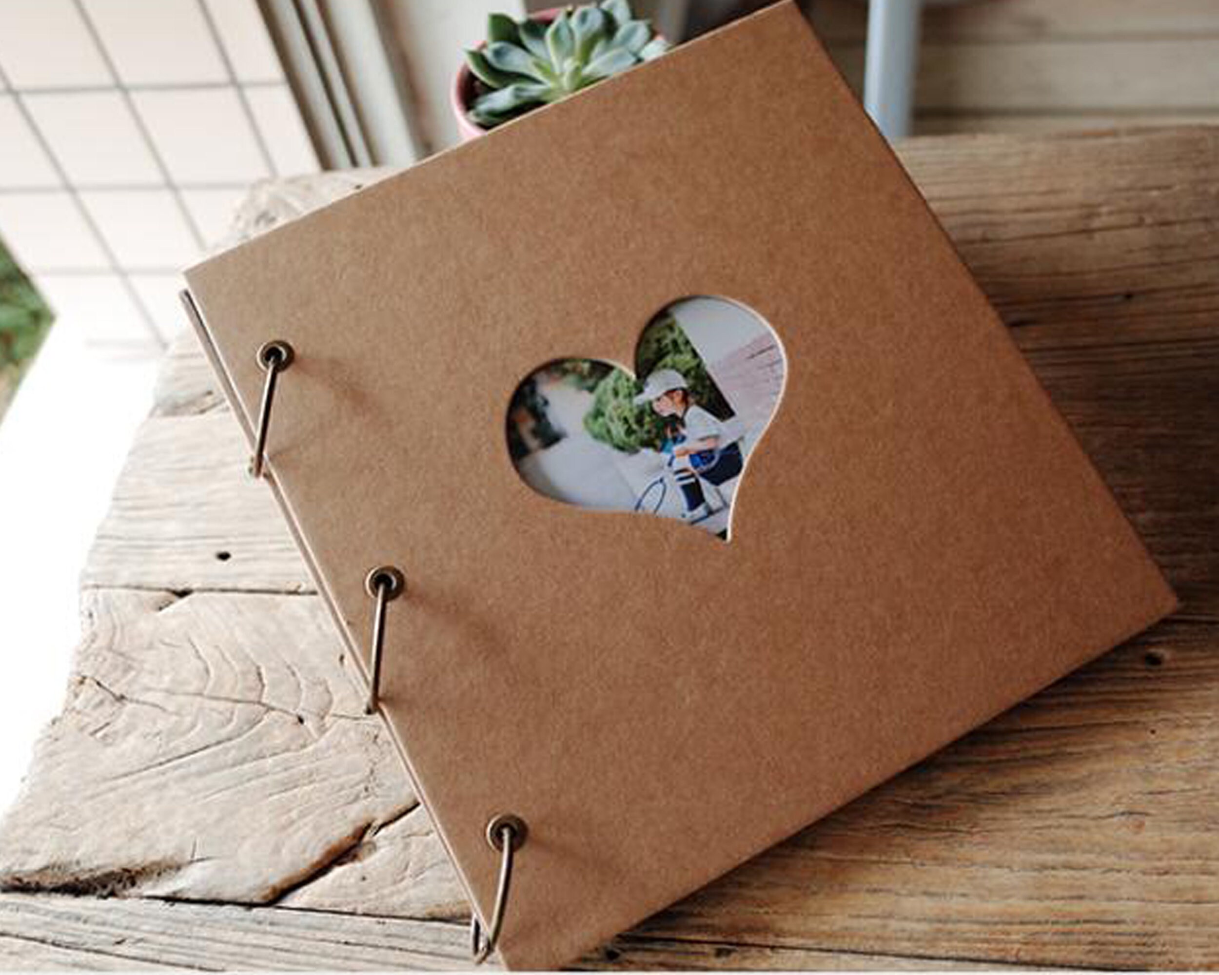 Ring Binder Photo Album /Kraft Scrapbook Album /Wedding Album Etsy