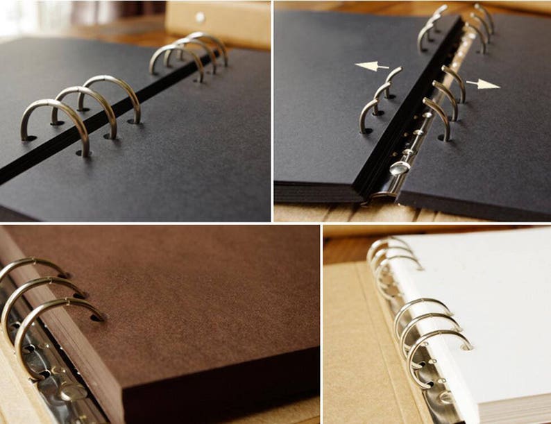 80 Seiten Ringbuch Fotoalbum /Kraft Scrapbook Etsy