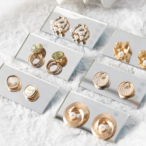 10 Pcs of Mirror acrylic Earring Card, Earring Display Card,Earring Cards,Earring Holder  DS1322