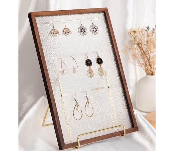 Acrylic Jewellery Case Stand Holder Decor