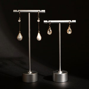 T-bar earring stand, silver jewelry display, earring displays,earring holder  DS1533