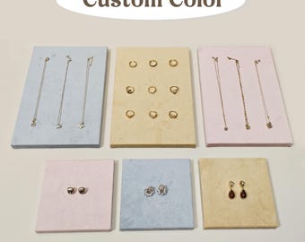 Personalized velvet jewelry display, jewelry platform tray, jewelry store design,custom size and color  DS2004