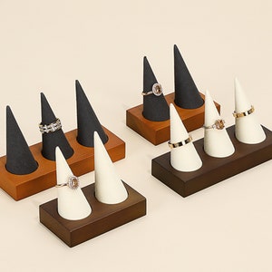 Ring stand holder, ring cone stand, rings display   DS1860