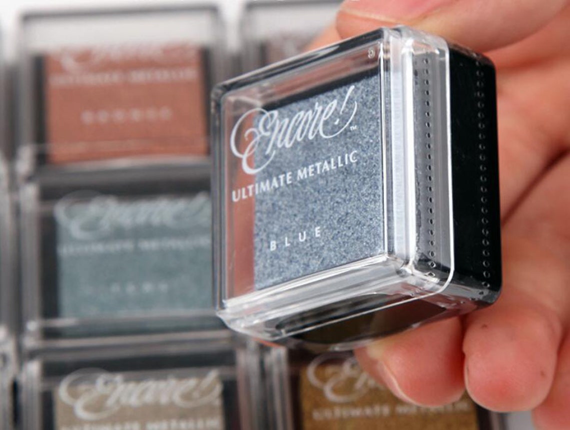 Encore Ultimate Metallic Pigment Ink Pad Ink for stamp Etsy