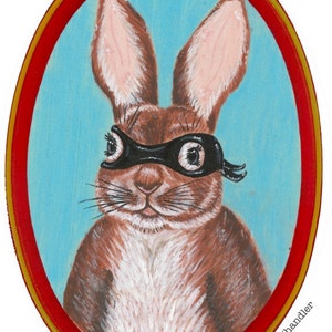 Hare giclee art print 5x7