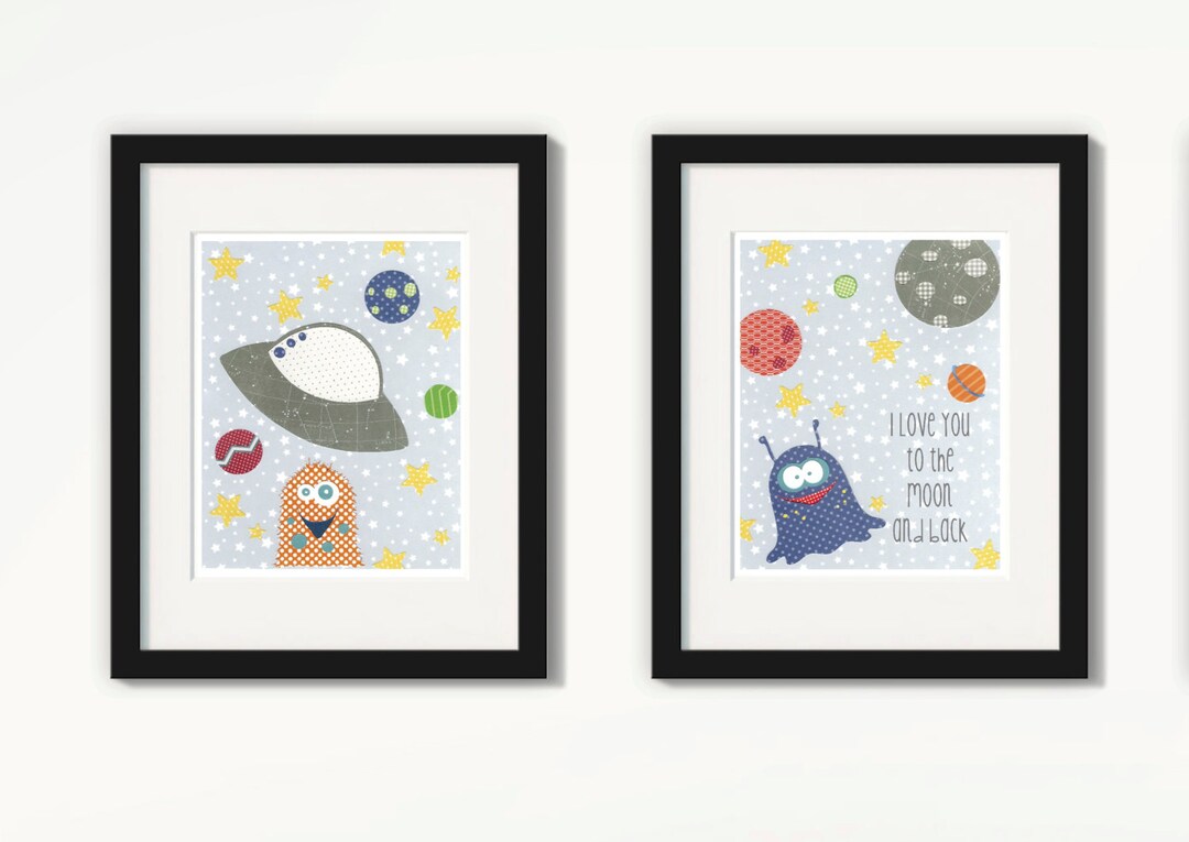 Space Nursery Space Nursery Decor Space Nursery Art Outer Etsy