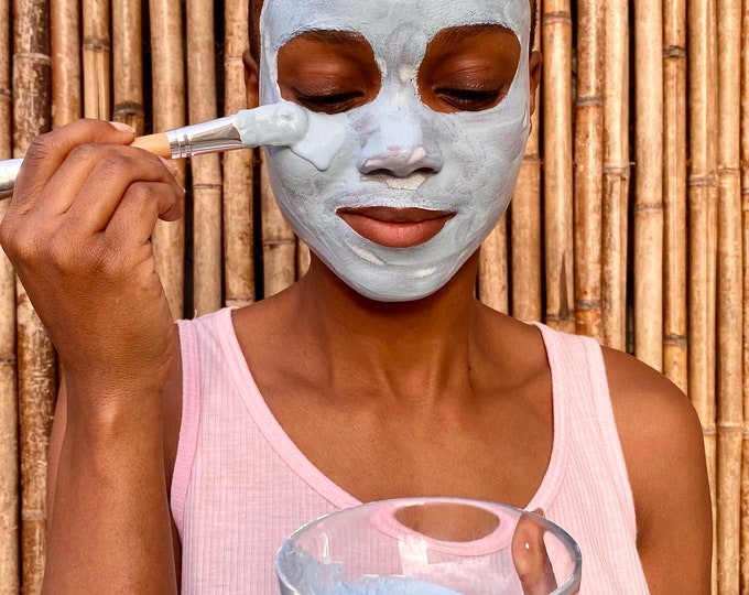 Professional Spa Grade Clay Mask | 1oz Face Mask | Bentonite Clay | Self Care Kit | Natural Skincare | Spa Kit | Spa Day At Home | Facial