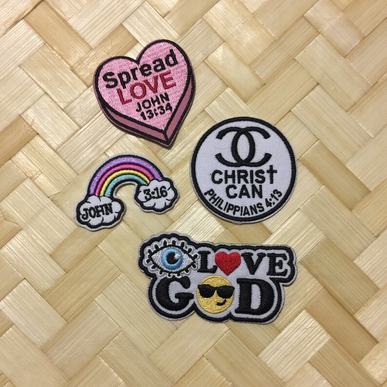 Spread Love Ironon Patch John 1334 Size 2x2 Etsy