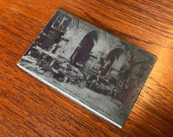 Montauban French Postcard Printing Plate