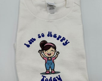 I'm so happy today! Ms Rachel T-shirt, Toddler t-shirt, pop baby, pop music, new mom, baby shower gift, Songs for Littles
