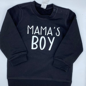 Toddler Sweatshirt, Mama&#39;s Boy, baby Sweatshirt, crewneck sweatshirt