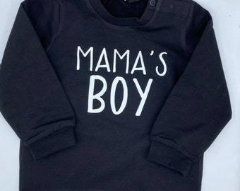 Toddler Sweatshirt, Mama's Boy, baby Sweatshirt, crewneck sweatshirt