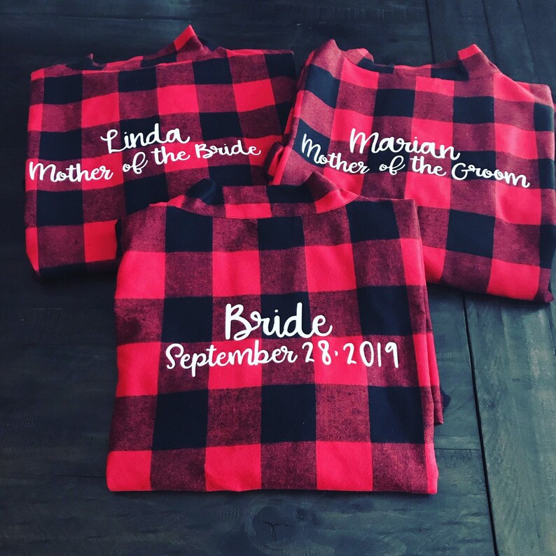 Bridesmaid Robes Bridal Party Cotton Robes Bride Wedding Etsy