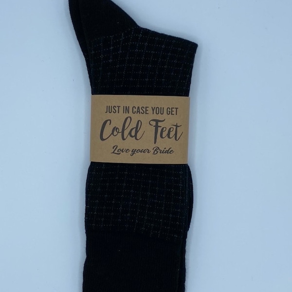 Cold Feet Wedding Socks Etsy