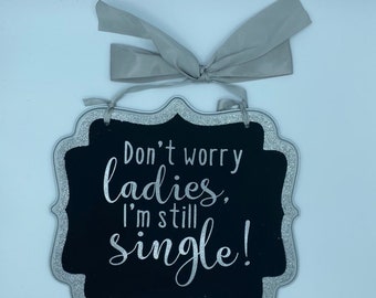 Silver Glitter Ringbearer sign for going down the aisle, wedding ceremony, wedding decor, church ceremony, flower girl, ring bearer, event