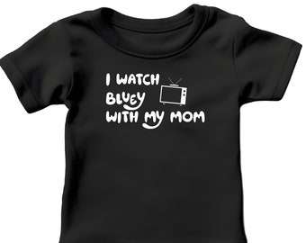 I watch... baby bodysuit/Toddler t-shirt, baby, bodysuit, new mom, baby shower gift, toddler tv shows