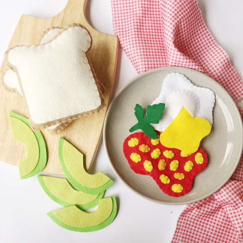 Felt Food Fried Egg Sunny Side Up Play Food Eggs Play Etsy Australia