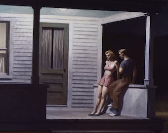 Summer Evening by Edward Hopper Home Decor Wall Decor Giclee Art Print Poster A4 A3 A2 Large Print BOGOFREE (see product page)