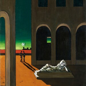 Malinconia Torinese de Giorgio De Chirico Decoración del hogar Decoración de pared Impresión artística Giclée Póster A4 A3 A2 Impresión grande BOGO GRATIS (ver página del producto)