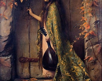 La Petite Cigale by Albert Joseph Penot Home Decor Wall Decor Giclee Art Print Poster A4 A3 A2 Large Print BOGOFREE (see product page)
