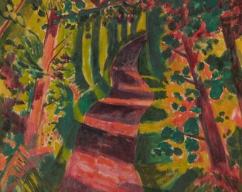 Herbstschatten by Hermann Max Pechstein Home Decor Wall Decor Giclee Art Print Poster A4 A3 A2 Large Print BOGOFREE (see product page)