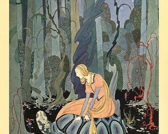 Virginia Sterrett Art Print: The Tortoise, Fantasy Illustration