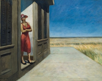Carolina Morning by Edward Hopper Home Decor Wall Decor Giclee Art Print Poster A4 A3 A2 Large Print BOGOFREE (see product page)