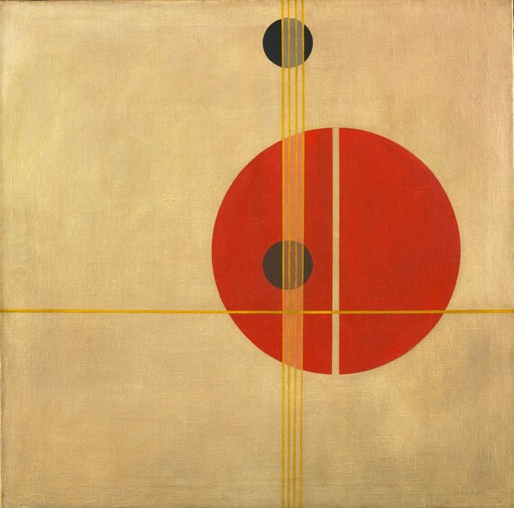 Laszlo Moholy Nagy Circle Segments Giclee Art Paper Print Poster Reproduction