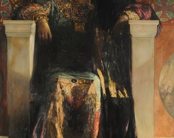 Empress Theodora by Jean Joseph Benjamin Constant Home Decor Wall Decor Giclee Art Print Poster A4 A3 A2 Large Print FLAT RATE SHIPPING