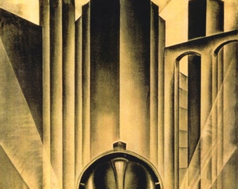 Metropolis Movie Poster by Schulz Neudamm A4 A3 A2 Large Print FLAT RATE SHIPPING