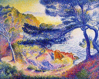 Cape Layet, Provence by Henri-Edmond Cross