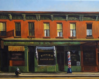 Early Sunday Morning by Edward Hopper Home Decor Wall Decor Giclee Art Print Poster A4 A3 A2 Large Print BOGOFREE (see product page)