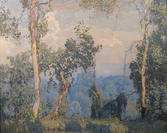 Hawk's Nest by Daniel Garber Home Decor Wall Decor Giclee Art Print Poster A4 A3 A2 Large BOGOFREE (see product page)