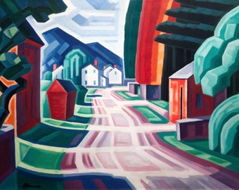 Form and Light, Motif in West New Jersey by Oscar Bluemner